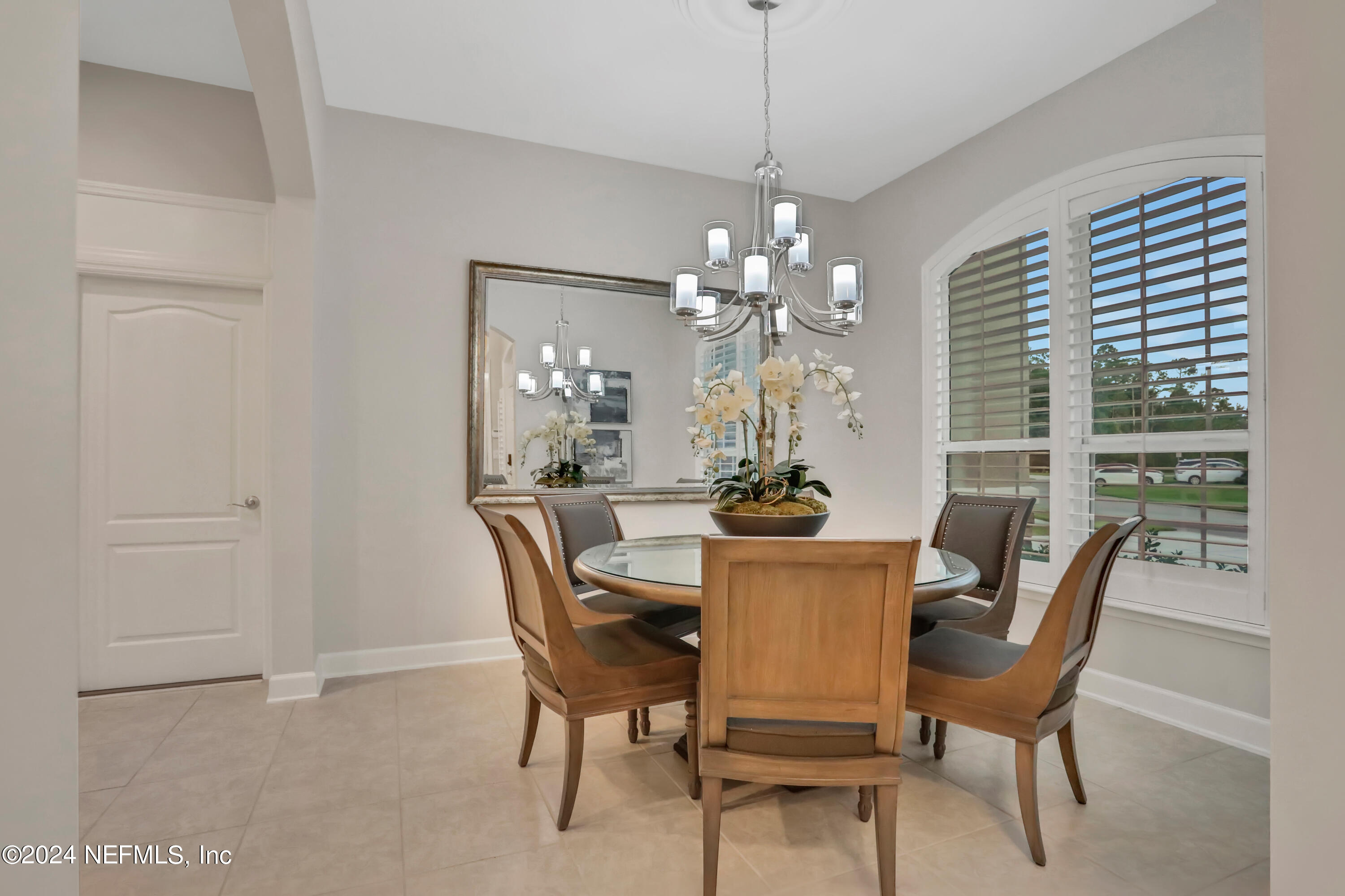 183 Flora Lake Circle St. Augustine, FL 32095 - Photo 17 of 40 a view of a dining room with furniture window and outside view