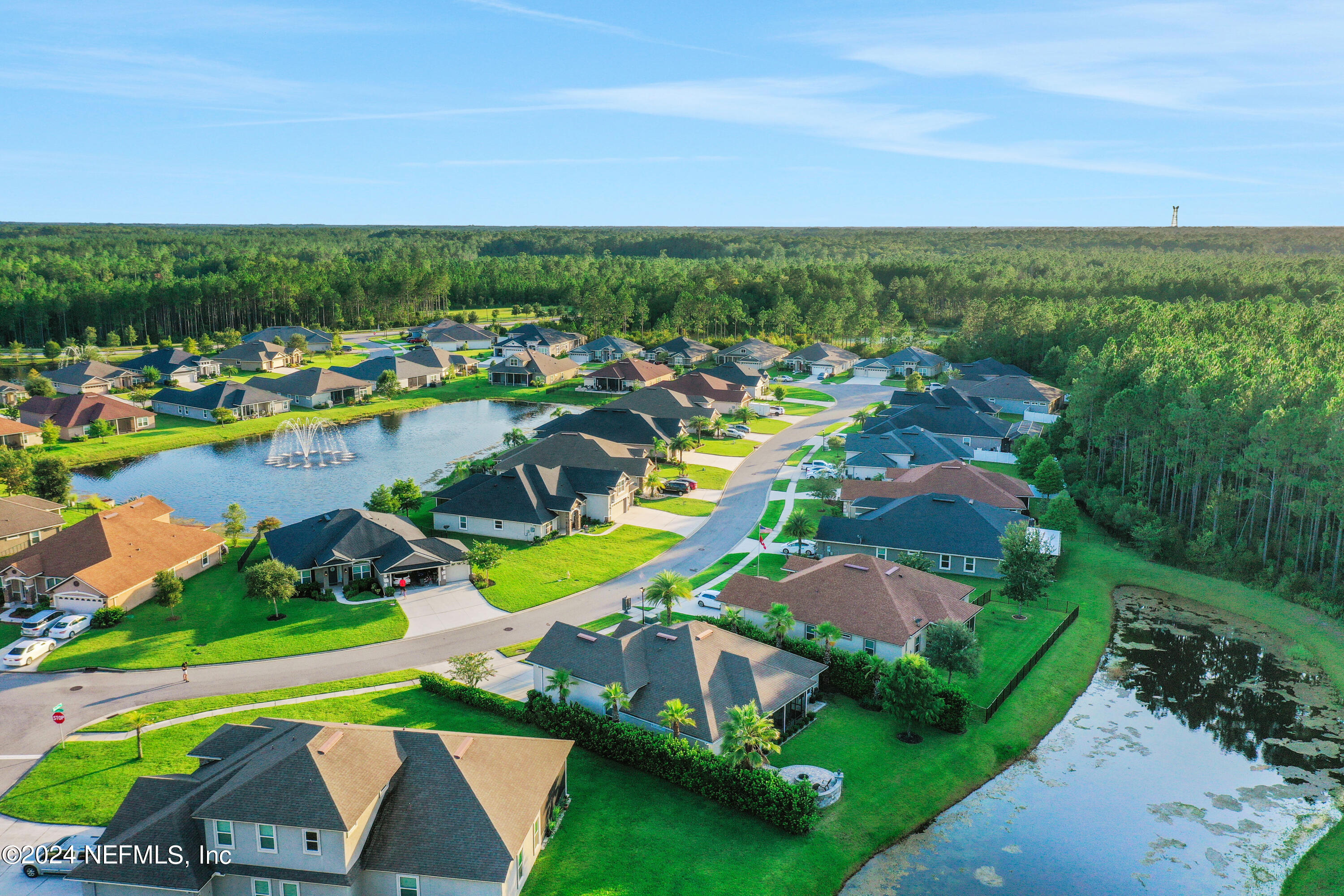 183 Flora Lake Circle St. Augustine, FL 32095 - Photo 10 of 40 an aerial view of a houses with a swimming pool