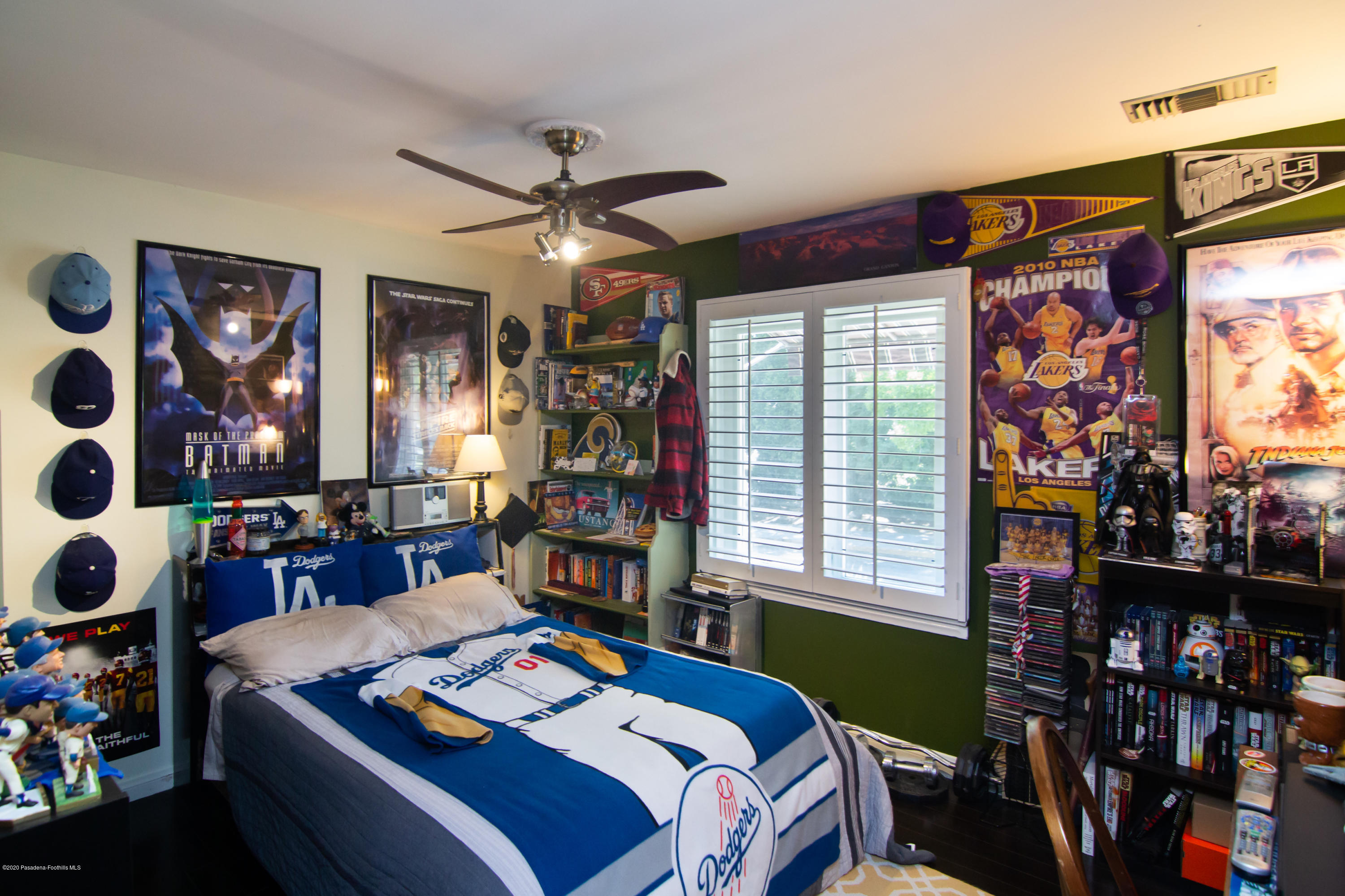 266 Melcanyon Road Duarte, CA 91010 - Photo 13 of 27 a bedroom with a bed and a window