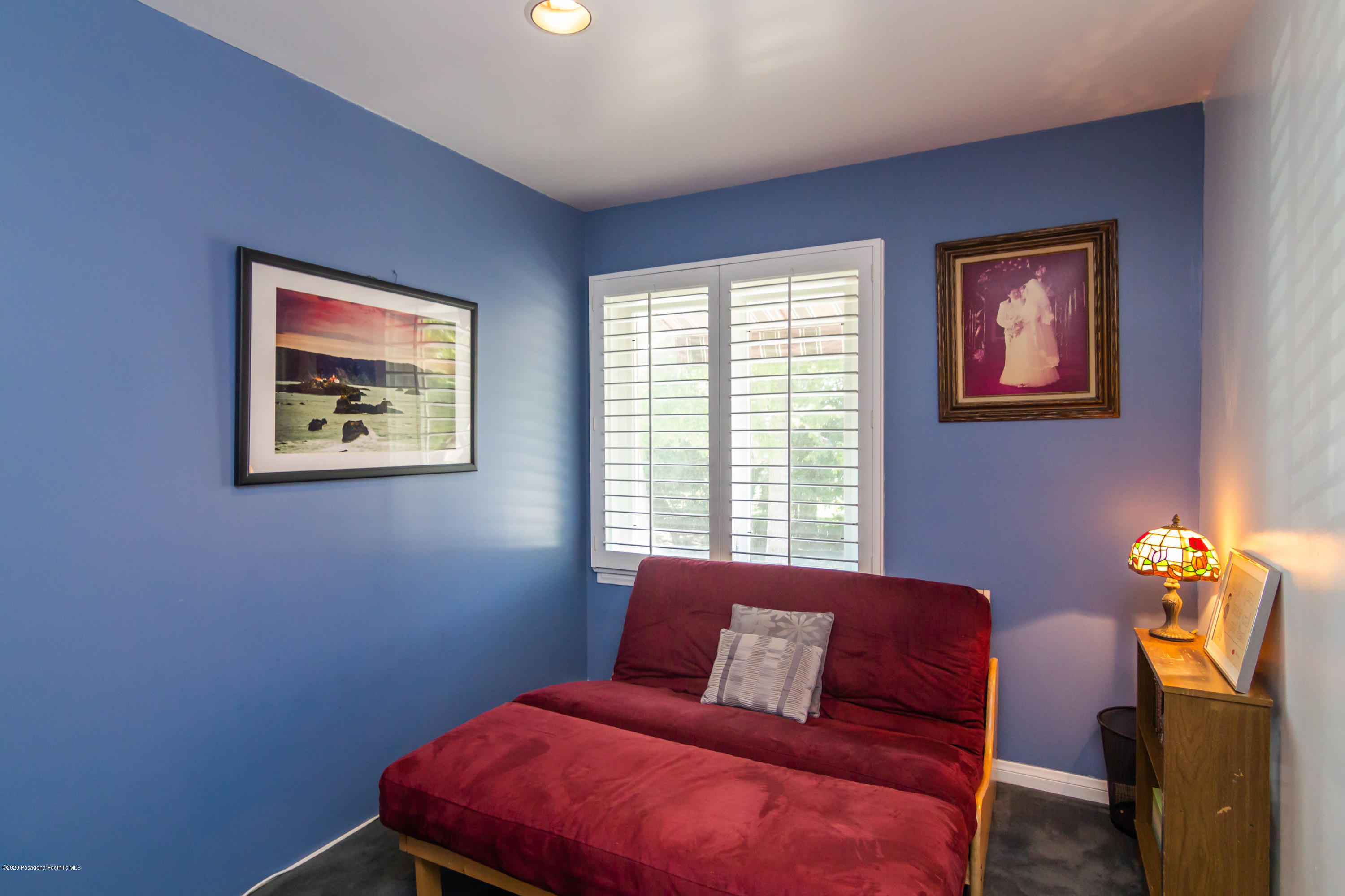 266 Melcanyon Road Duarte, CA 91010 - Photo 15 of 27 a bedroom with a bed and wooden floor