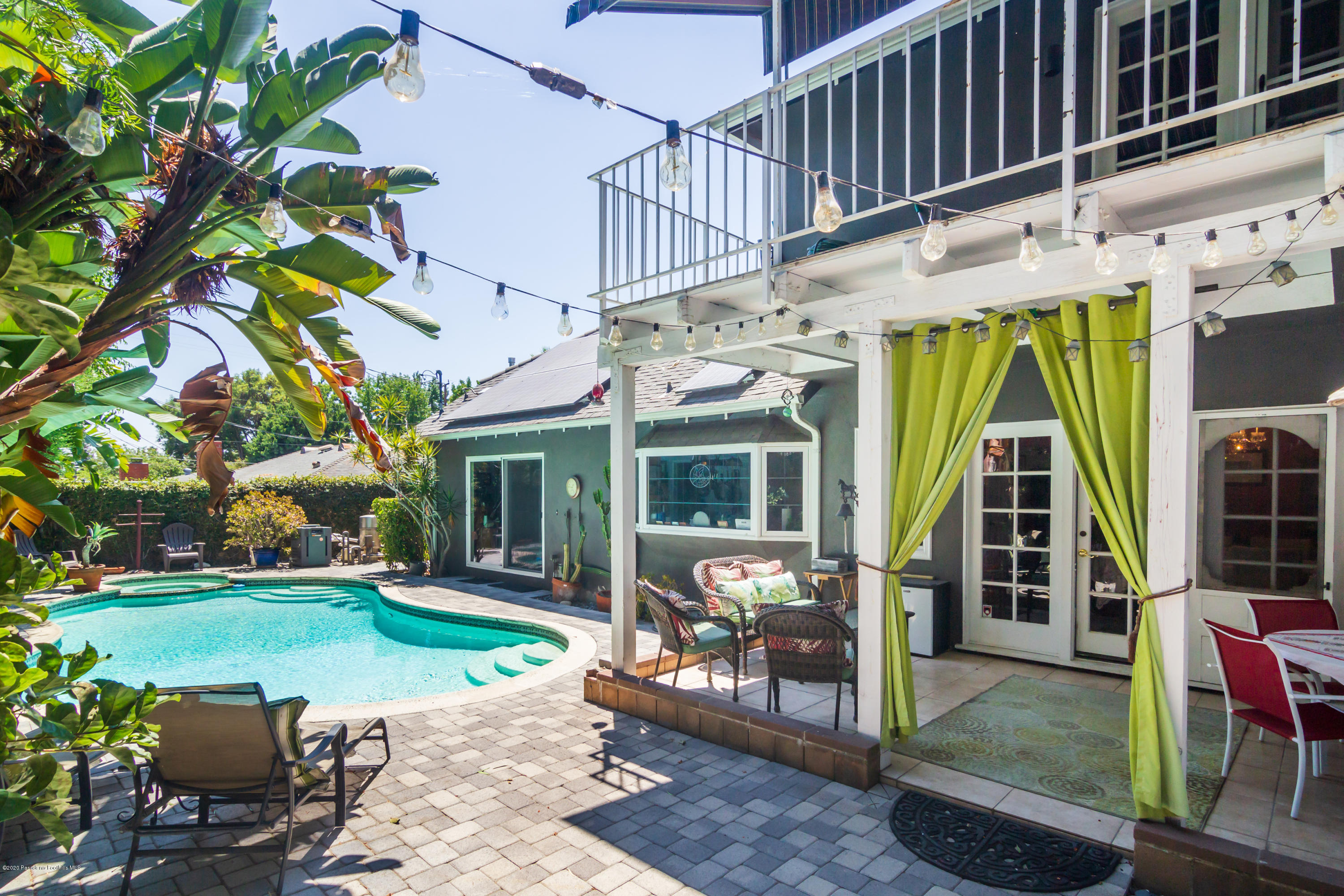 266 Melcanyon Road Duarte, CA 91010 - Photo 23 of 27 a view of a house with backyard porch and sitting area