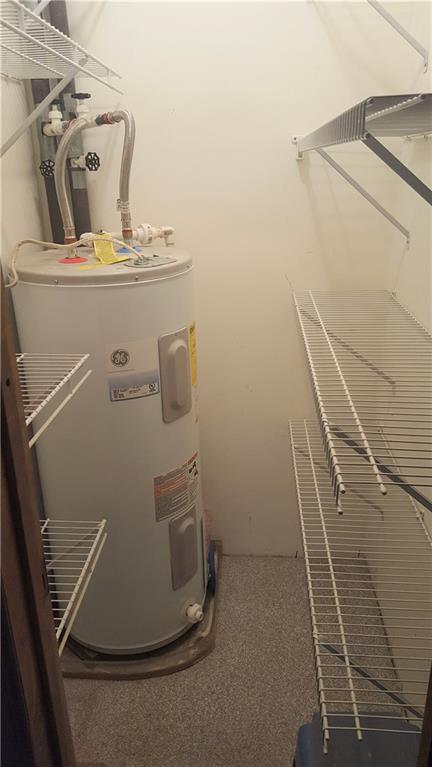 522 Winfield Road Cabot, PA 16023 - Photo 22 of 23 Utility closet with a second hot water heater for the jet bath plus storage.