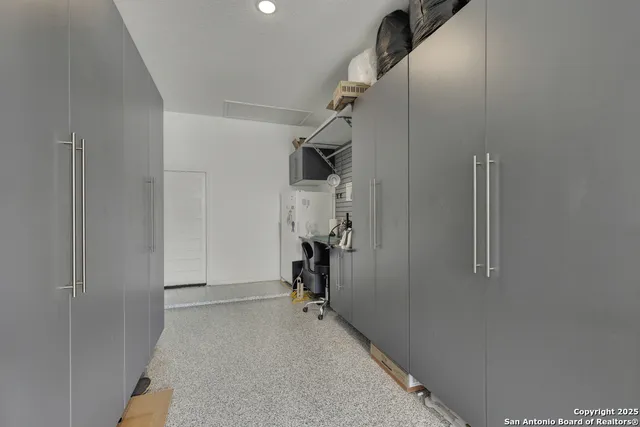 a view of hallway with stairs