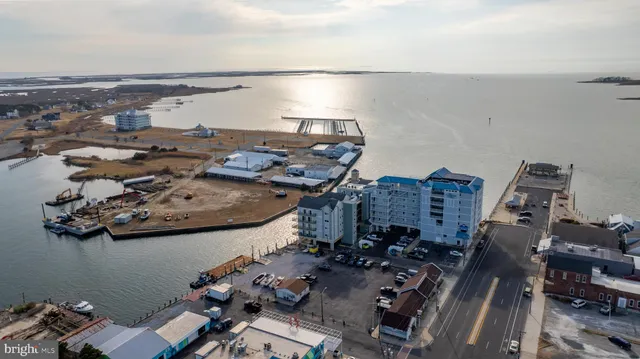 a view of a lake with outside space