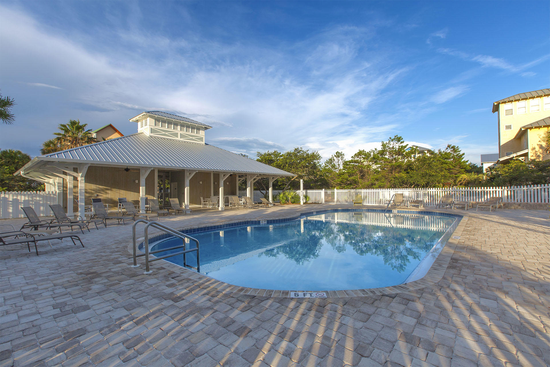 91 Old Beach Road Santa Rosa Beach, FL 32459 - Photo 22 of 25 a view of a swimming pool with an outdoor seating