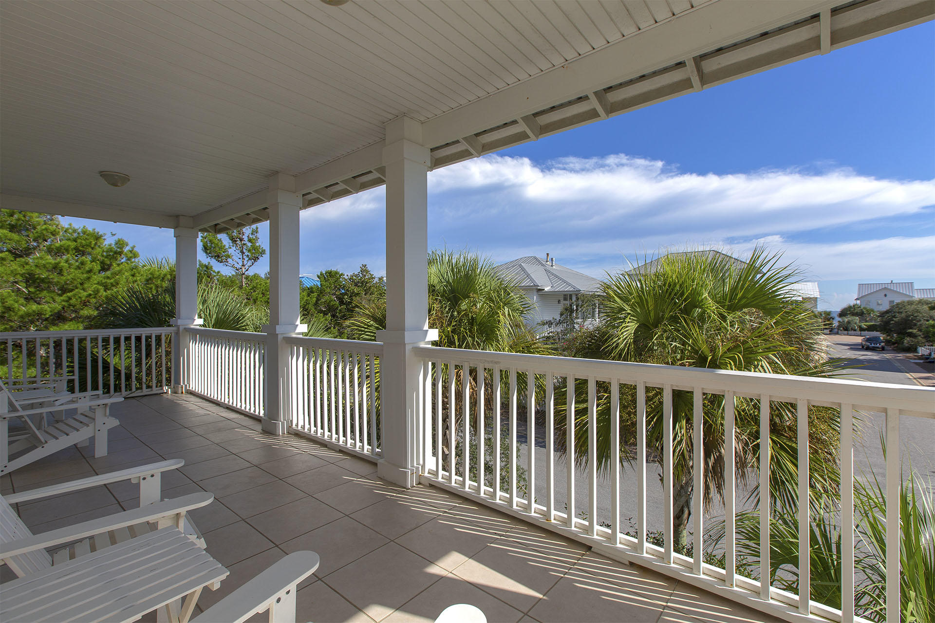 91 Old Beach Road Santa Rosa Beach, FL 32459 - Photo 7 of 25 a view of a two chairs in the balcony
