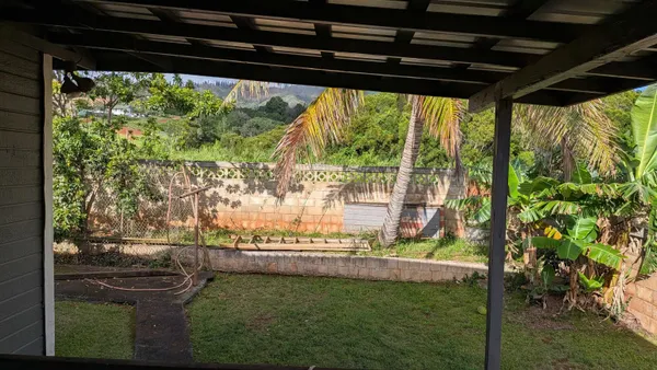 a view of front door of house