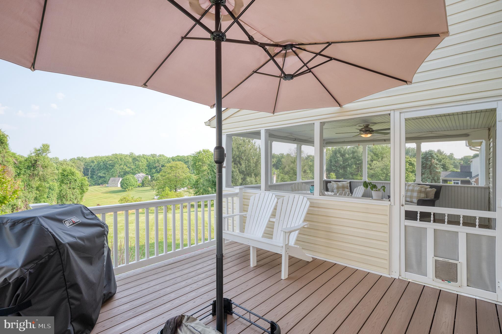 1689 Campbell Road Forest Hill, MD 21050 - Photo 80 of 114 Deck with Amazing View of Backyard