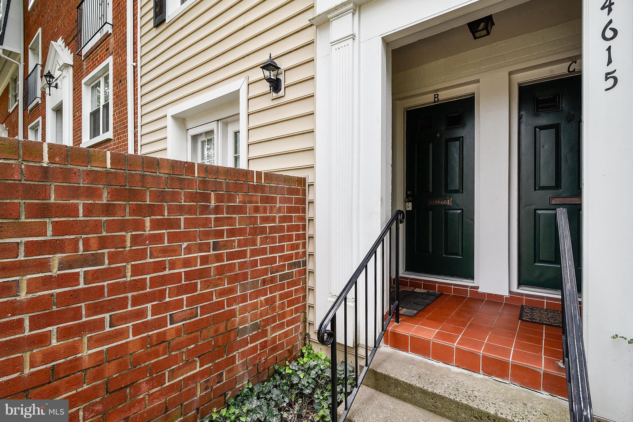4615 28th Road South, Unit B Arlington, VA 22206 - Photo 17 of 24 a view of a brick wall of the house
