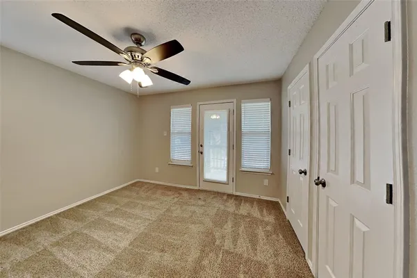 a view of an empty room