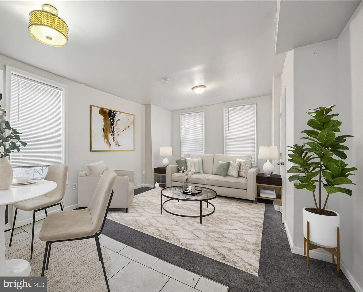 5739 Springfield Avenue Philadelphia, PA 19143 - Photo 1 of 16 a living room with furniture and a potted plant