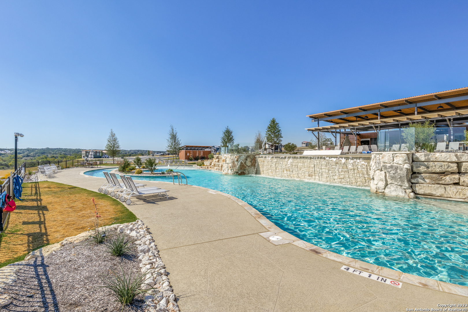 5386 Ranch Road 1376 Fredericksburg, TX 78624 - Photo 15 of 30 a view of a patio with swimming pool