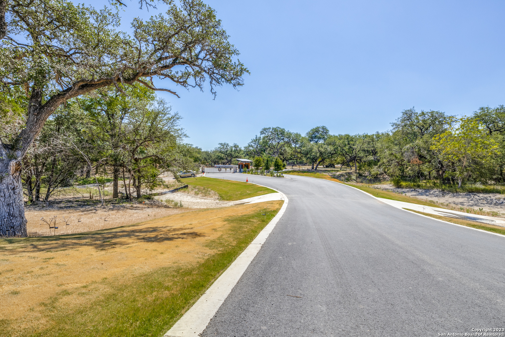 5386 Ranch Road 1376 Fredericksburg, TX 78624 - Photo 27 of 30 a view of a swimming pool with a yard