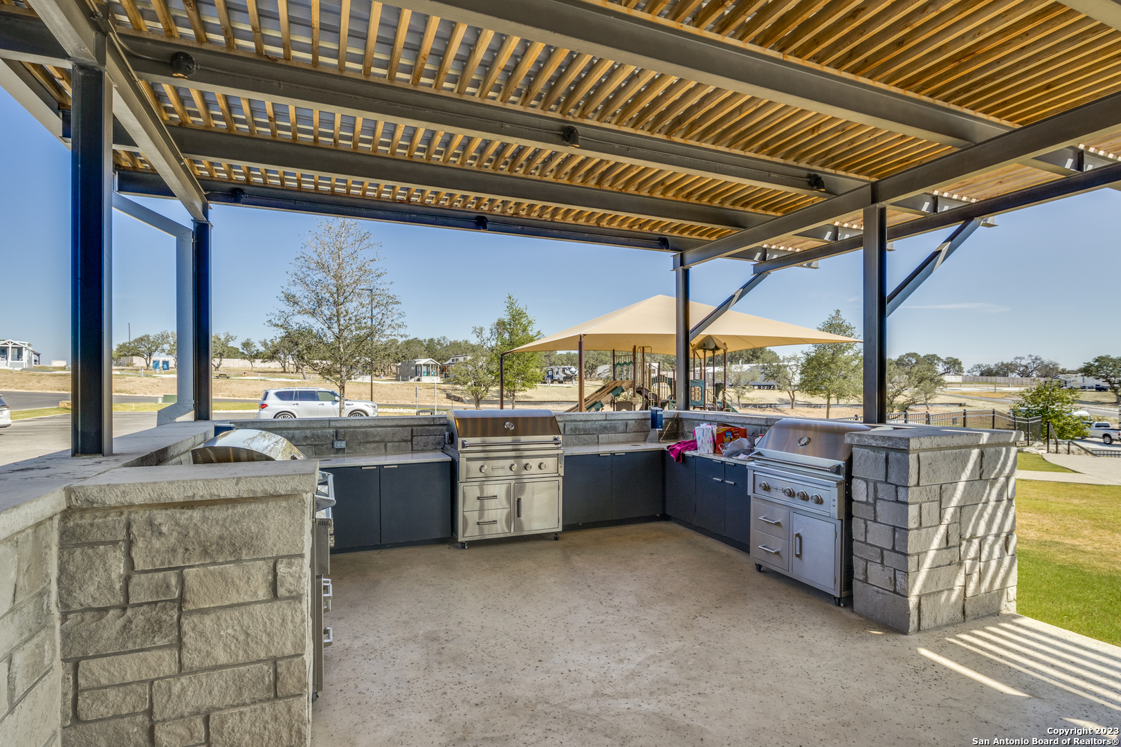 5386 Ranch Road 1376 Fredericksburg, TX 78624 - Photo 9 of 30 a kitchen with granite countertop lots of counter top space
