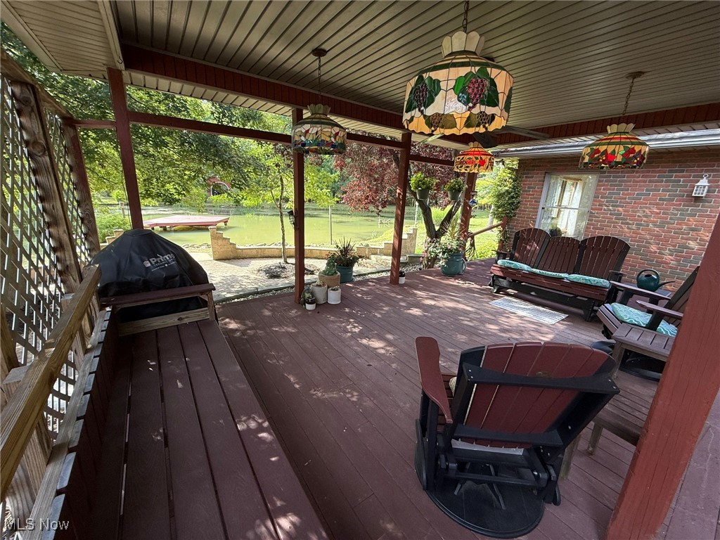 2178 Pleasant Valley Road Northeast New Philadelphia, OH 44663 - Photo 45 of 50 Deck featuring a grill