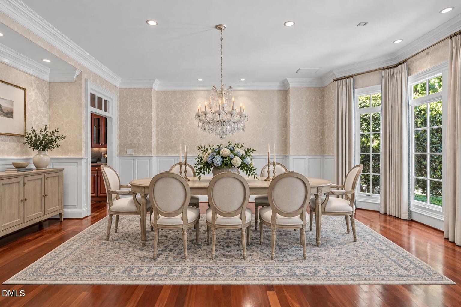 11204 Trescott Court Raleigh, NC 27614 - Photo 5 of 54 Dining room - virtually enhanced photo