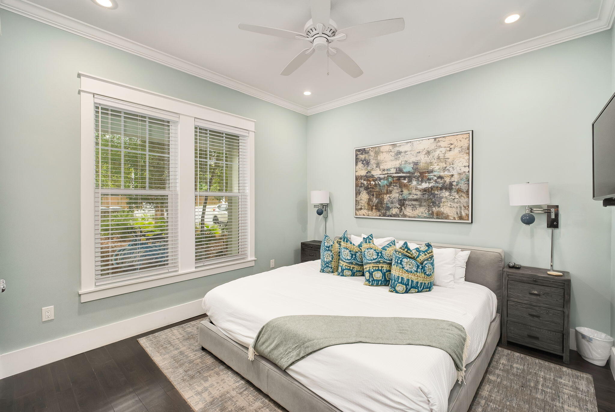 2846 South County Highway 395 Santa Rosa Beach, FL 32459 - Photo 13 of 19 a bedroom with a large bed and a window
