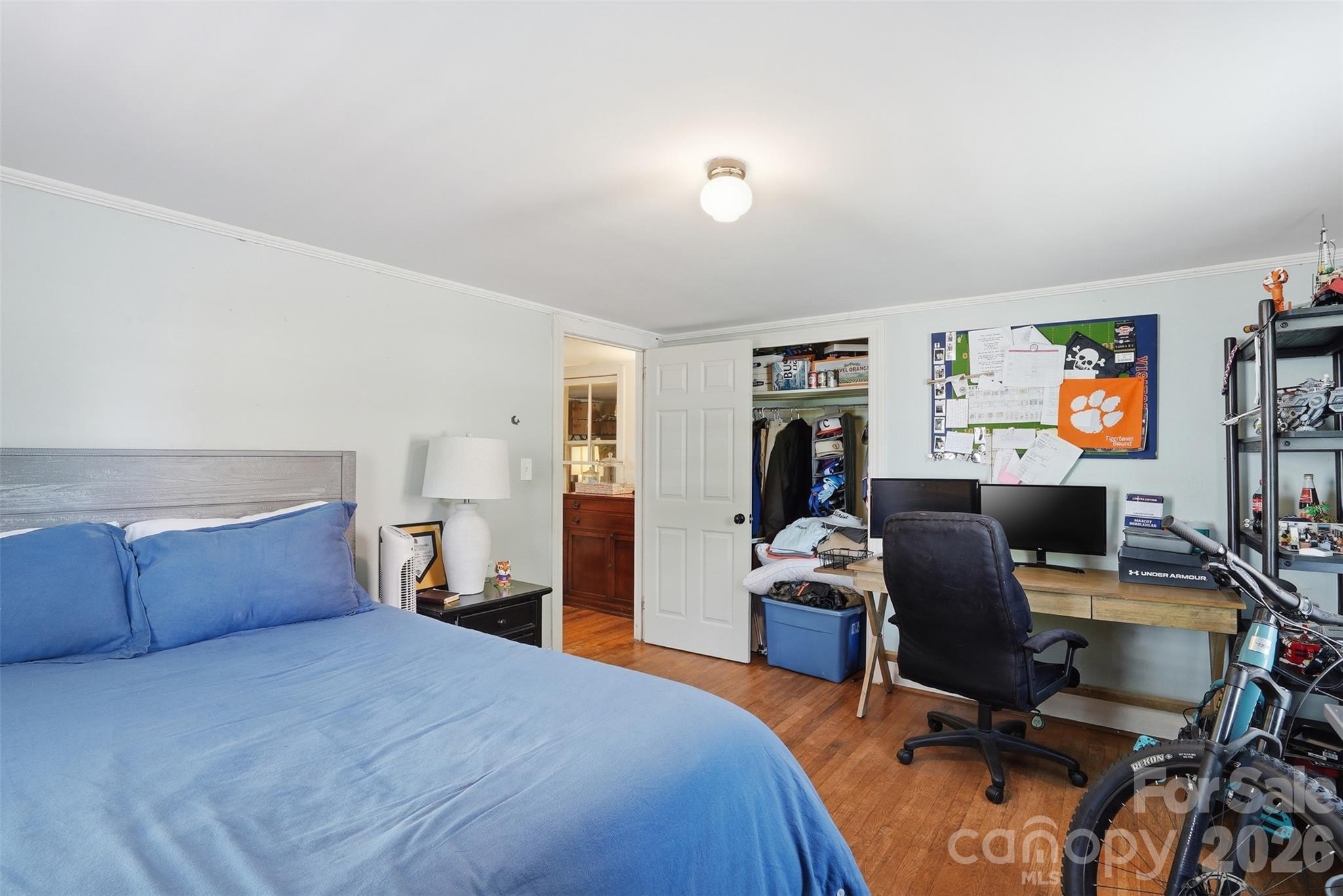 303 South Street Davidson, NC 28036 - Photo 16 of 37 a bedroom with a workspace
