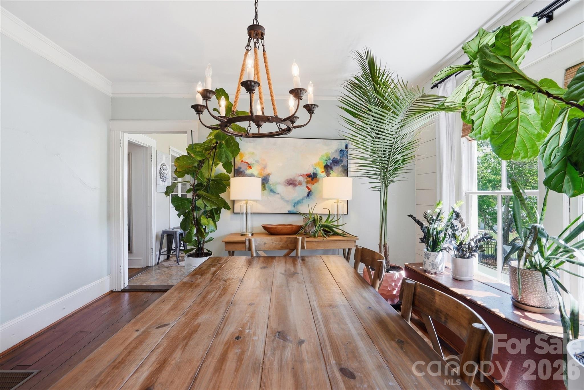 303 South Street Davidson, NC 28036 - Photo 9 of 37 a living room with furniture and a potted plant