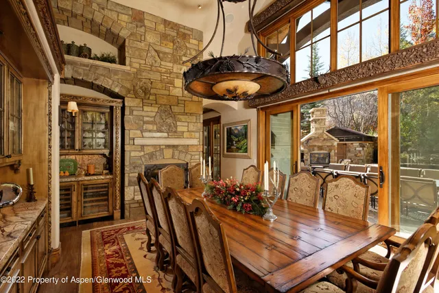 a kitchen with a sink a counter top space and cabinets