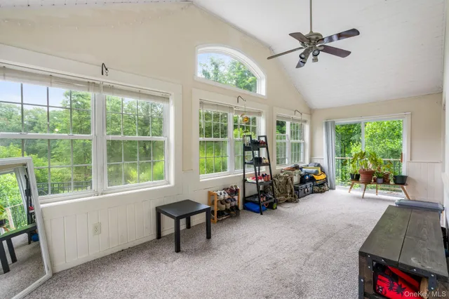 a very nice looking room with a large window