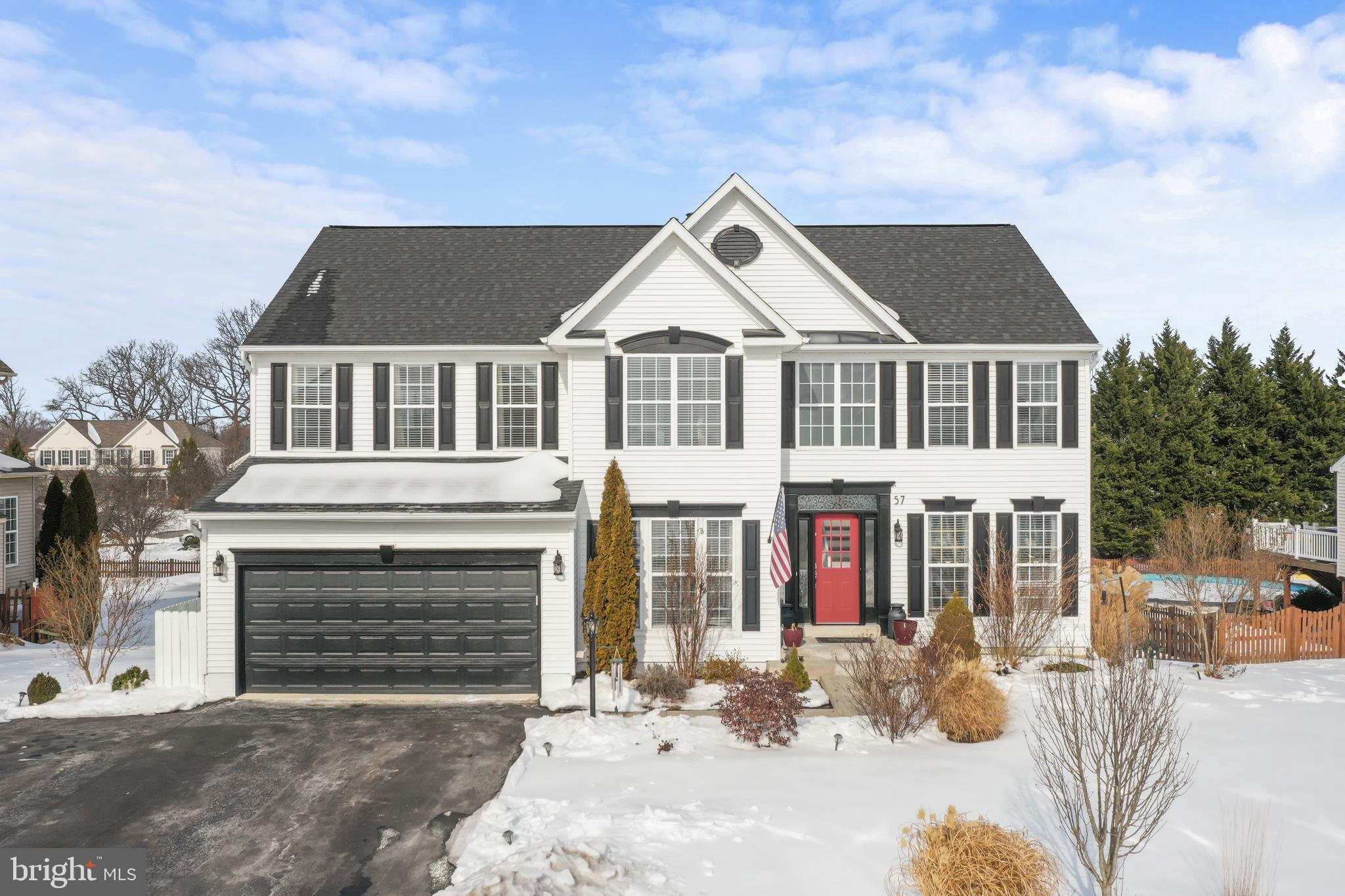 5 bedrooms, 3 1/2 baths, on 1/3 acre