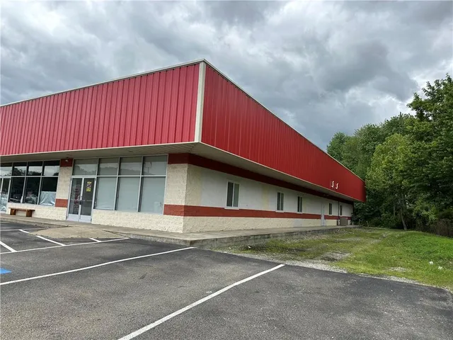 a house with trees in front of it