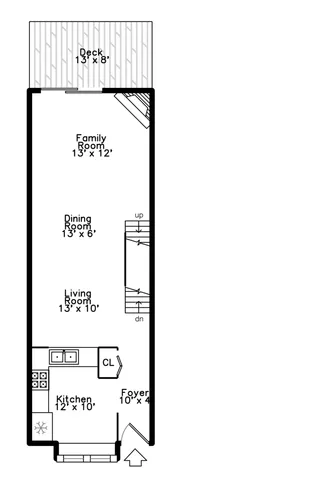 a picture of a bench in front of a door