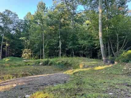a view of balcony with wooden floor
