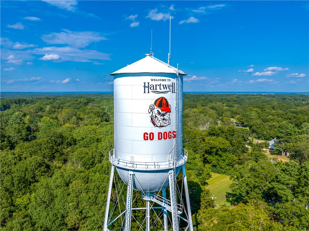 516 Winding Way Hartwell, GA 30643 - Photo 44 of 50 Aerial of Hartwell water tower