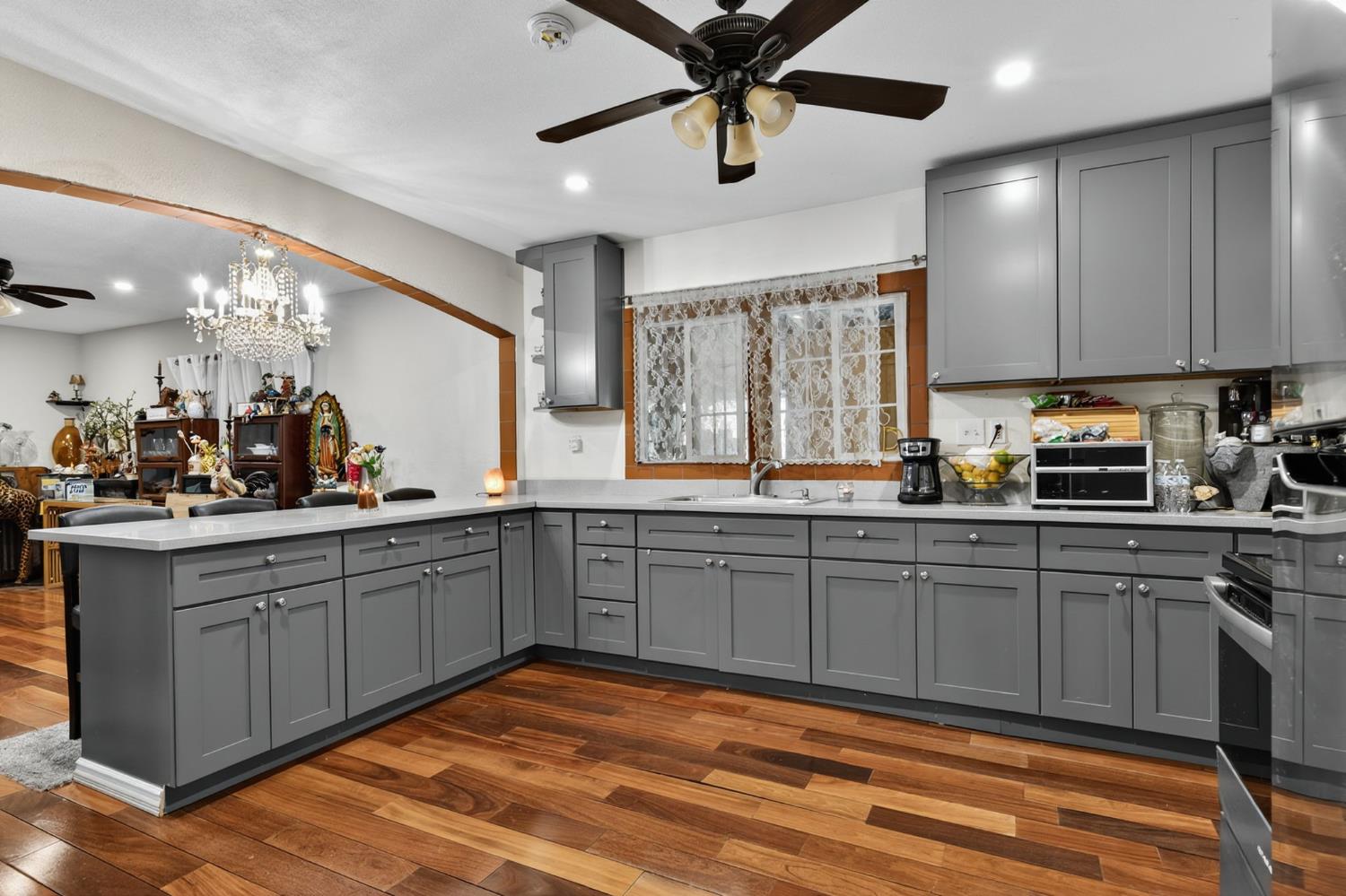 5263 Chile Camp Road Campo Seco X, CA 95226 - Photo 5 of 24 a kitchen with a sink cabinets and window