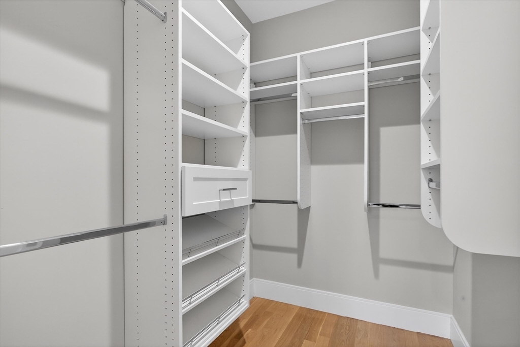 54 River Street, Unit 2 Boston, MA 02126 - Photo 11 of 16 a view of walk in closet with empty racks