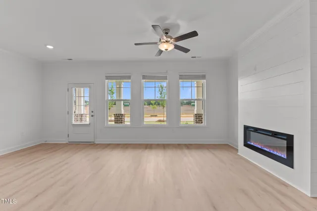 a view of livingroom with hardwood floor and window