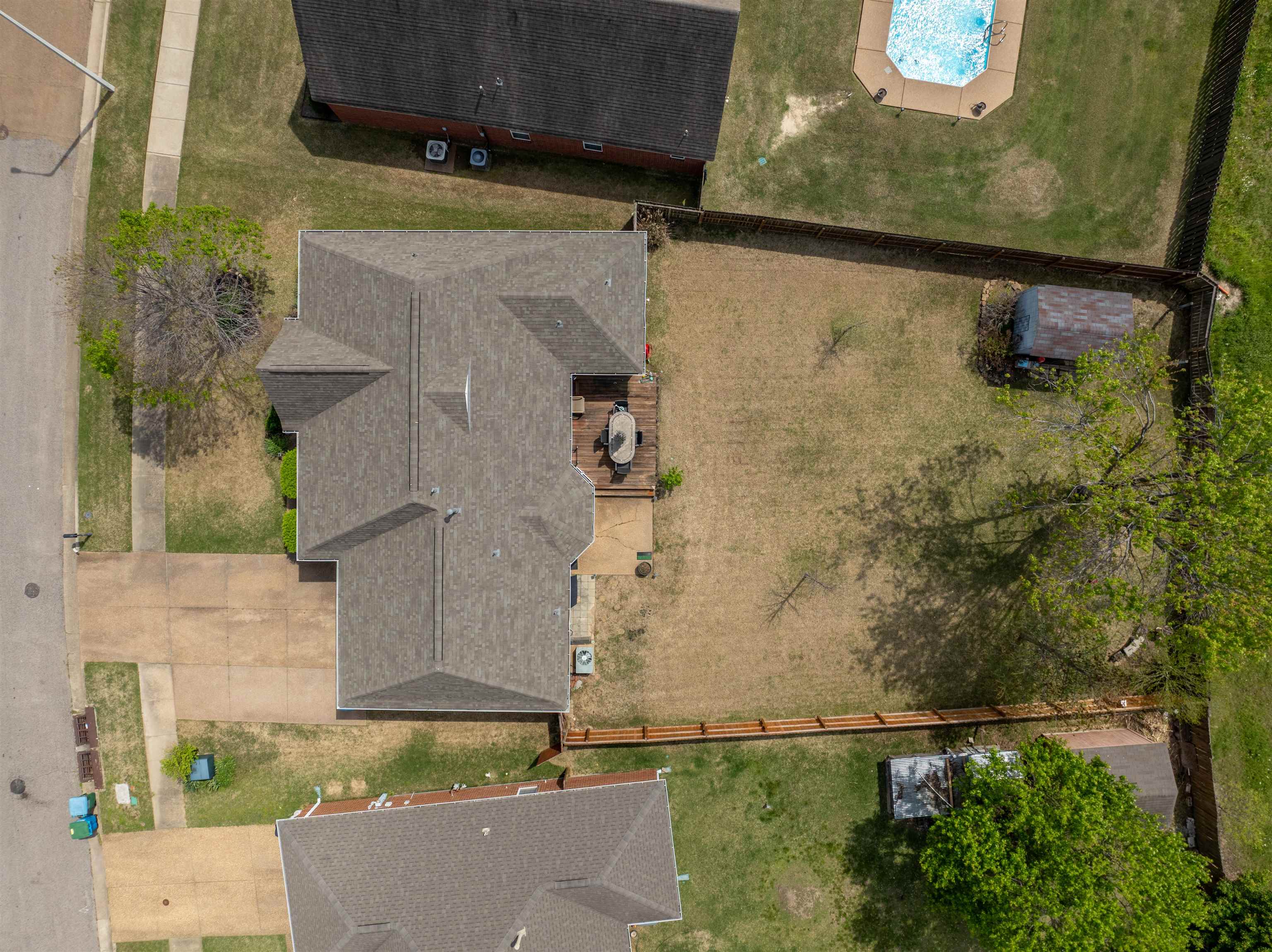 5991 Marley Street Arlington, TN 38002 - Photo 23 of 30 aerial view of a house with a yard and large tree