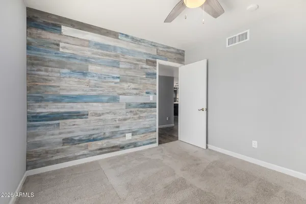 a view of an empty room