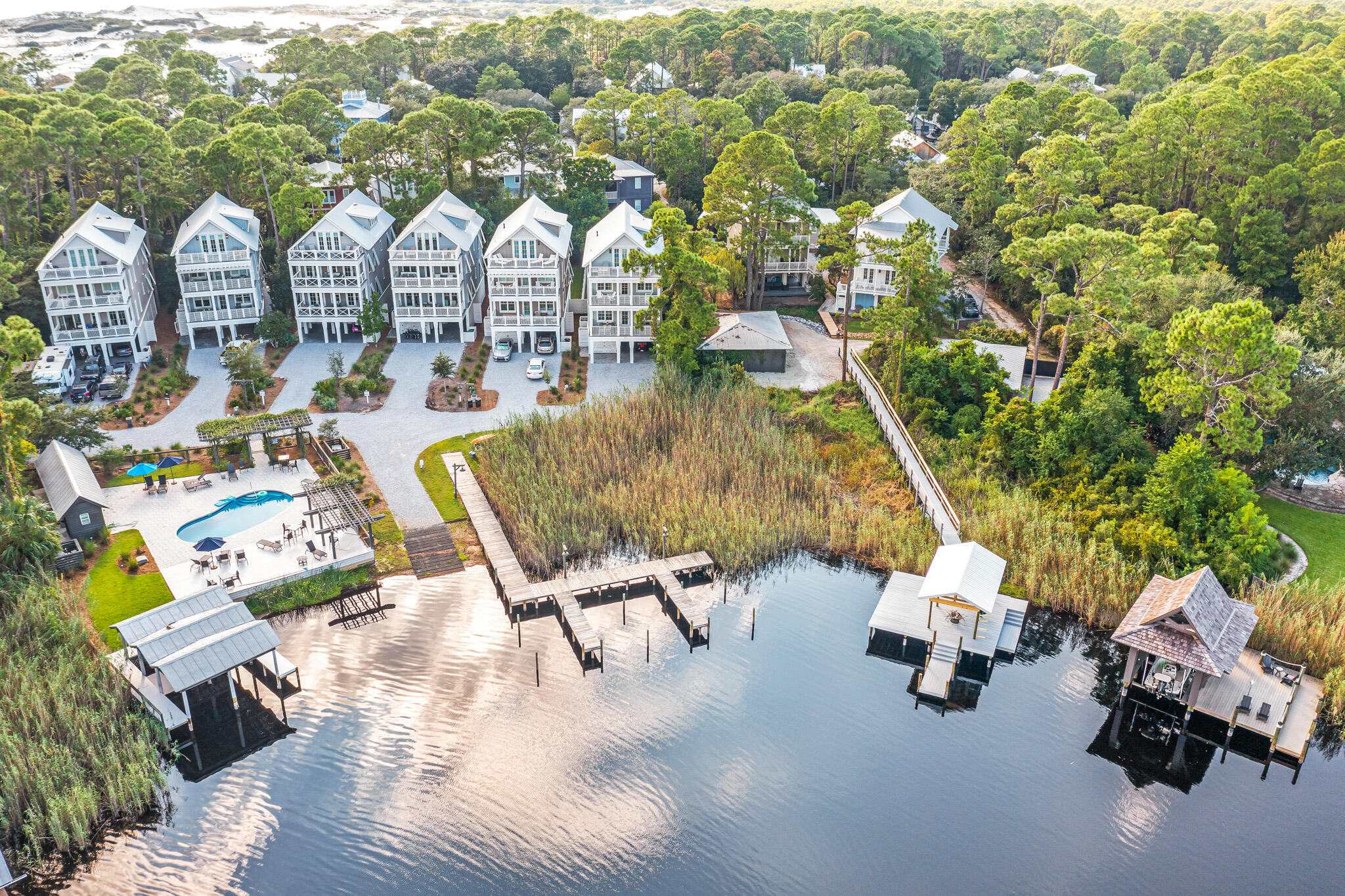 a view of living room and dining room