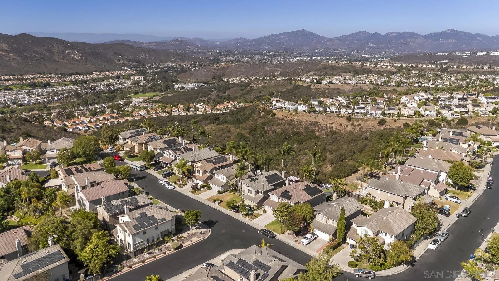 11542 Village Ridge Road San Diego, CA 92131 - Photo 40 of 42 an aerial view of residential house and an ocean