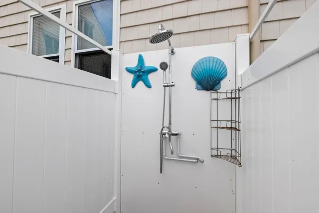 a view of a storage & utility room with wooden floor