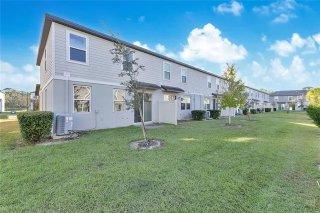 a view of a backyard with a garden