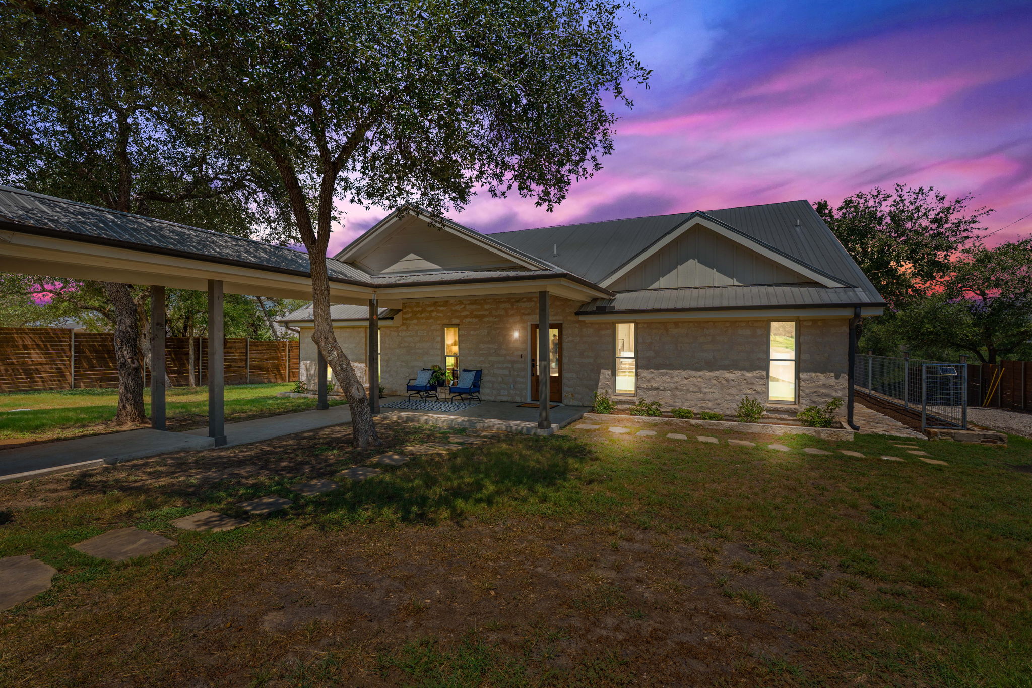 1325 Likeness Road Spicewood, TX 78669 - Photo 7 of 40 Ranch-style home with stone siding