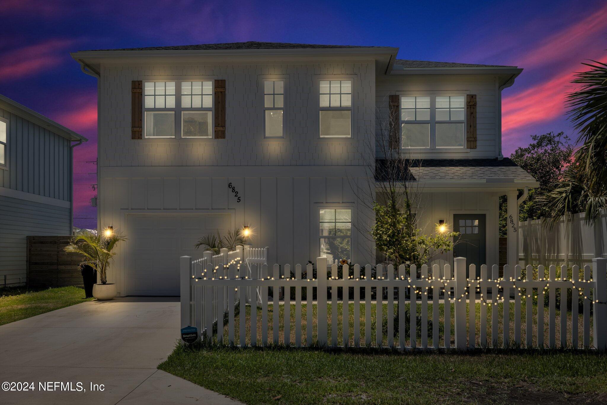 6825 A Ave Street St. Augustine, FL 32080 - Photo 2 of 53 front night