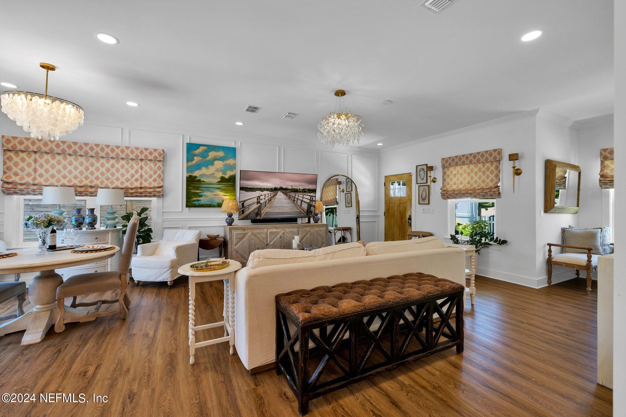 6825 A Ave Street St. Augustine, FL 32080 - Photo 8 of 53 a bedroom with a bed and wooden floor