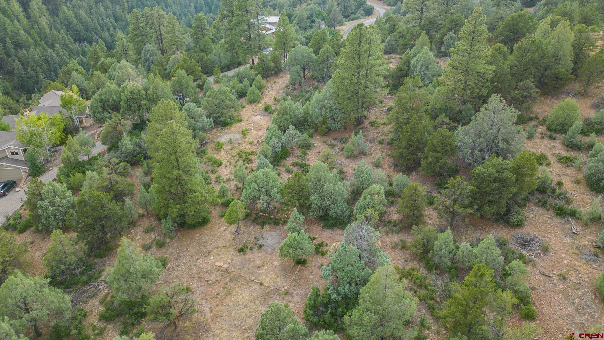 285 Logging Trail Road Durango, CO 81303 - Photo 11 of 23 an aerial view of a forest with houses