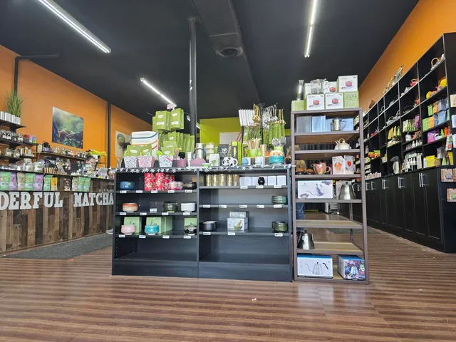 a view of tall building