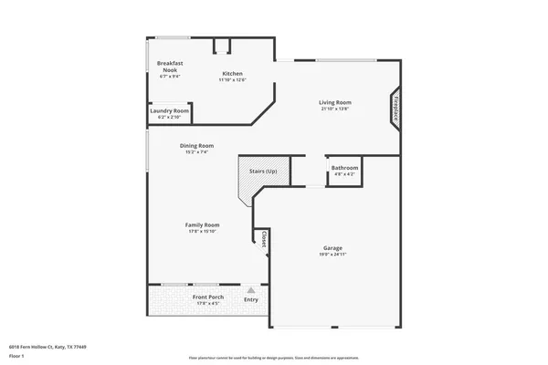 $2,005 | 6018 Fern Hollow Court, Katy, TX 77449