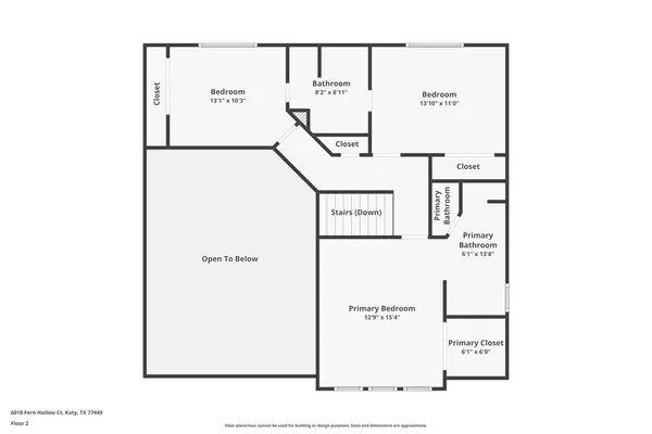 $2,005 | 6018 Fern Hollow Court, Katy, TX 77449