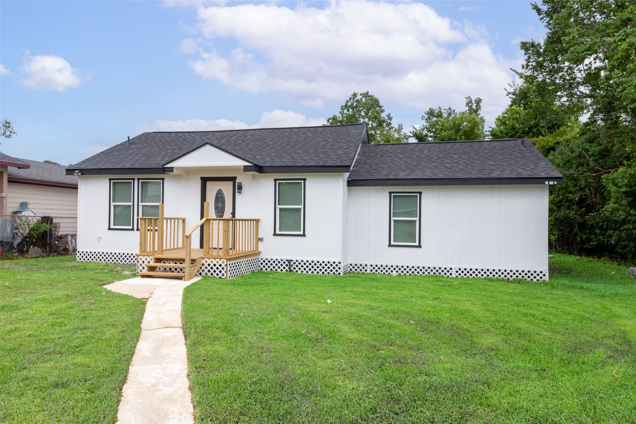 3225 Bostic Street Houston, TX 77093 - Photo 30 of 50 A charming wooden front deck welcomes you to the second home