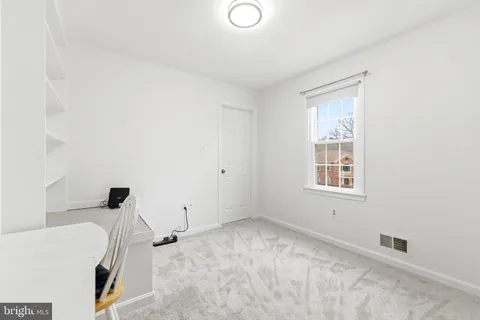 a view of a room with window