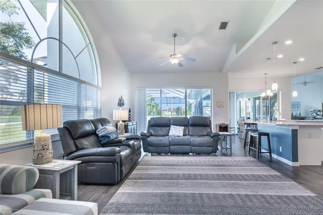a view of a bathroom sink and mirror