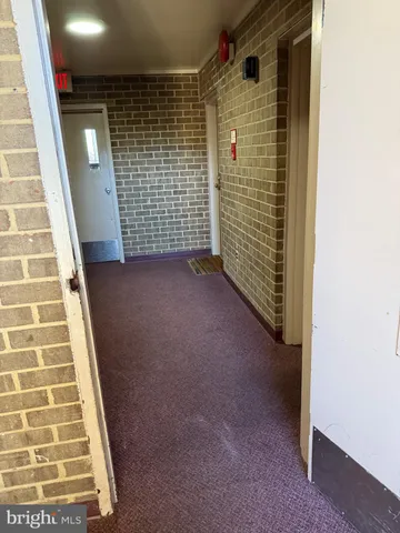 a view of a door of the house